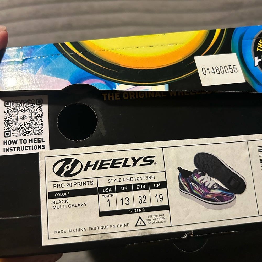 Heelys Pro 20 Black and Multi Galaxy Sneakers